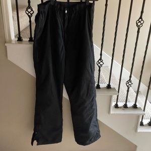 Vintage Obermeyer Men’s Sz L Unisex Tundra black lined ski snowboard pants